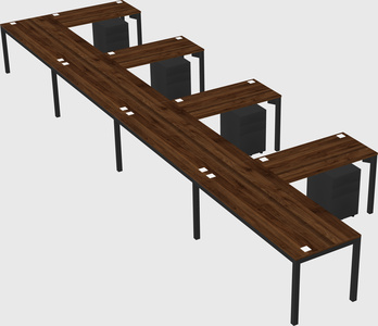 L-shaped desk