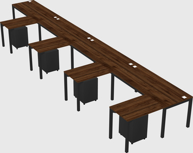 L-shaped desk