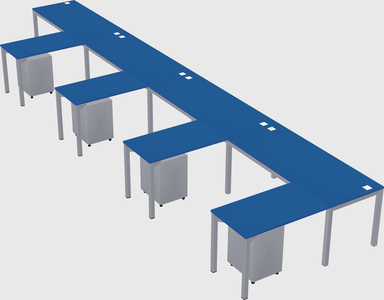 L-shaped desk