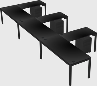 L-shaped desk