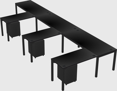 L-shaped desk