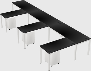 L-shaped desk
