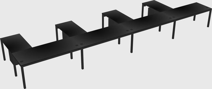 L-shaped desk