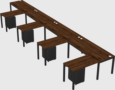 L-shaped desk