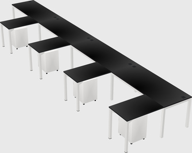 L-shaped desk