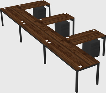 L-shaped desk