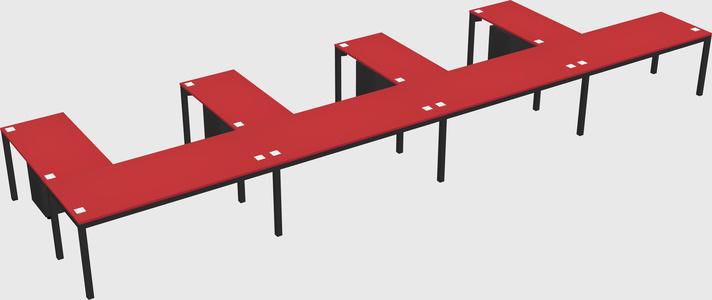 L-shaped desk