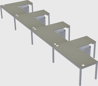 L-shaped desk