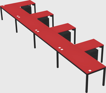 L-shaped desk