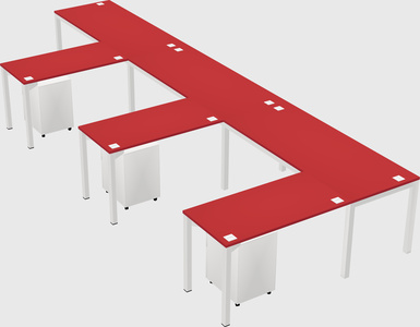 L-shaped desk