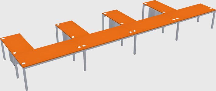 L-shaped desk
