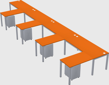 L-shaped desk
