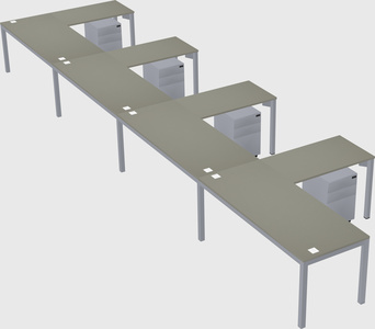 L-shaped desk
