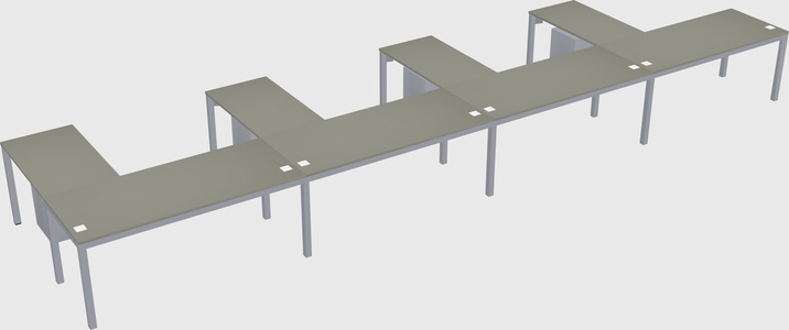 L-shaped desk