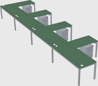 L-shaped desk