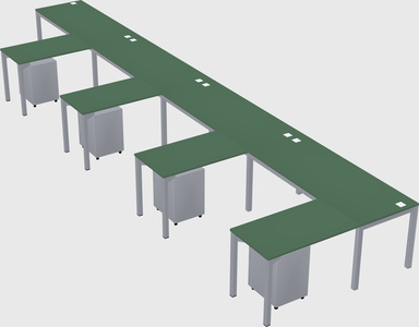 L-shaped desk