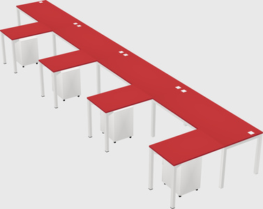 L-shaped desk