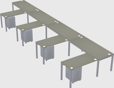 L-shaped desk