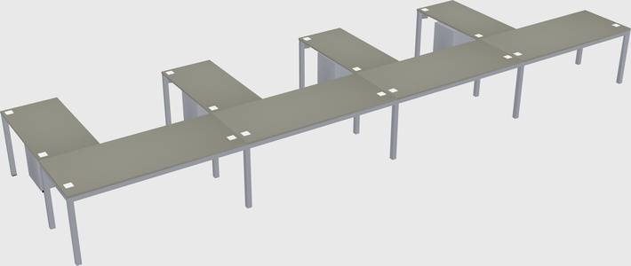 L-shaped desk