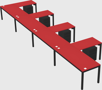 L-shaped desk