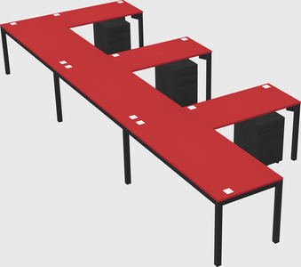 L-shaped desk