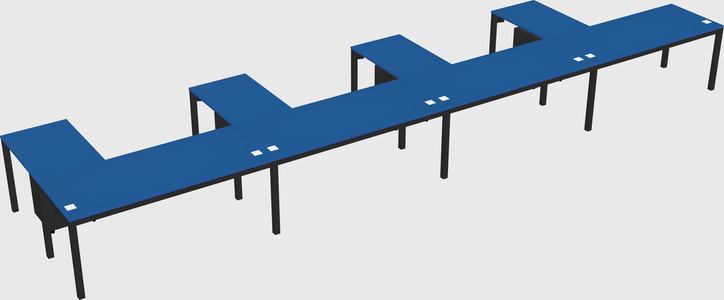 L-shaped desk