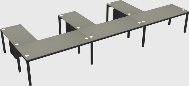 L-shaped desk