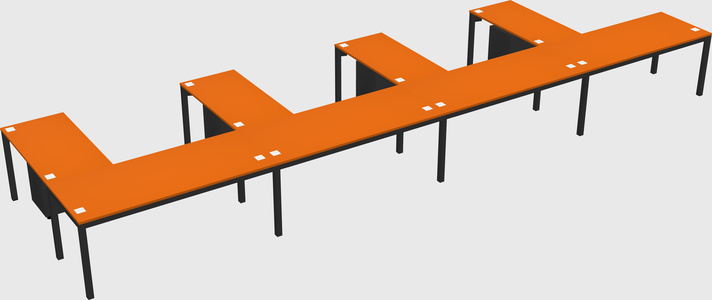 L-shaped desk