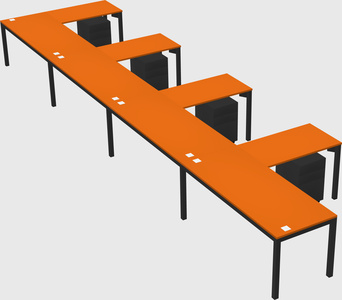 L-shaped desk