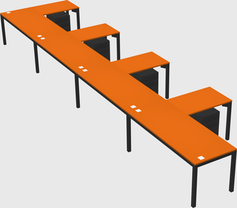 L-shaped desk