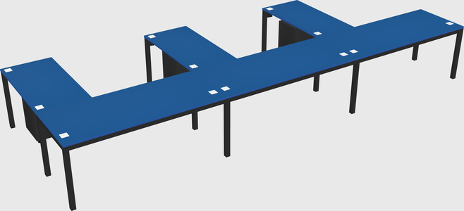 L-shaped desk