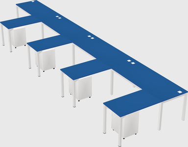 L-shaped desk