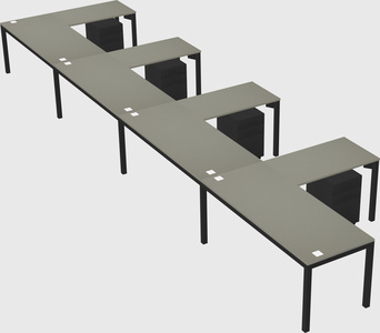 L-shaped desk