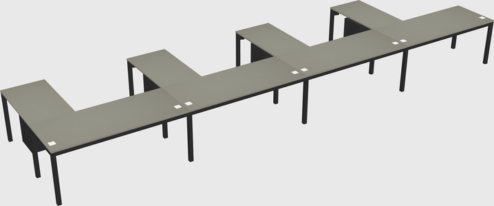 L-shaped desk