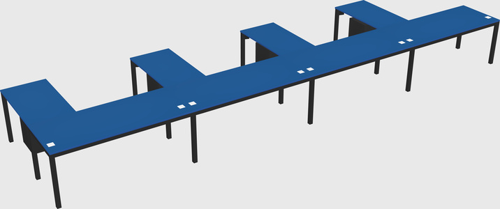 L-shaped desk