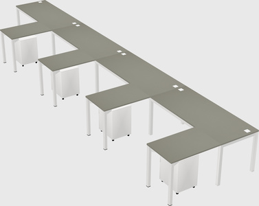 L-shaped desk