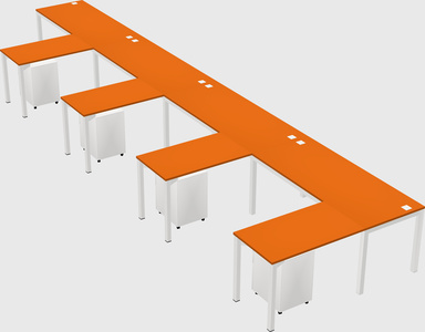 L-shaped desk