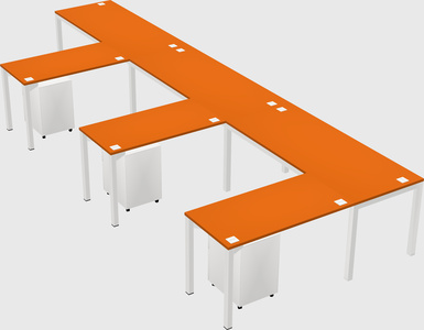 L-shaped desk