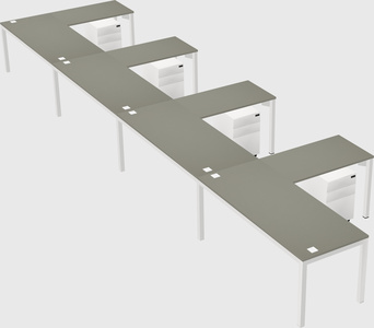 L-shaped desk