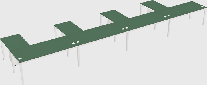 L-shaped desk