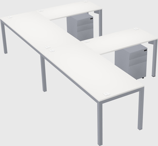 L-shaped desk