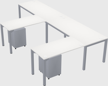 L-shaped desk