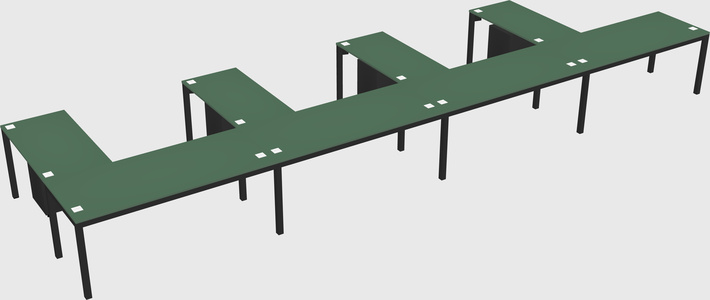 L-shaped desk
