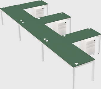 L-shaped desk