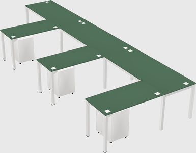L-shaped desk