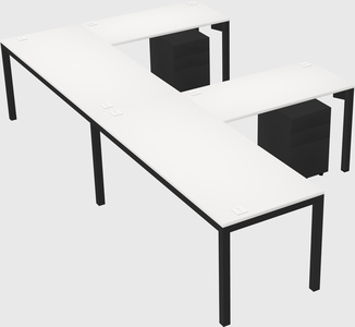 L-shaped desk