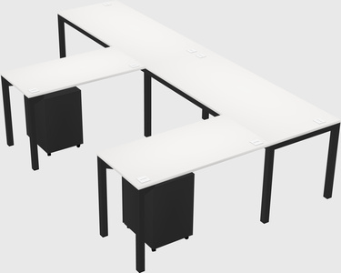 L-shaped desk