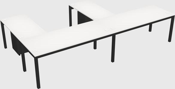L-shaped desk