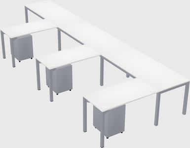 L-shaped desk