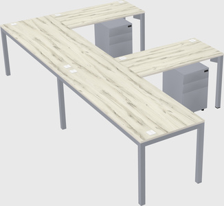 L-shaped desk